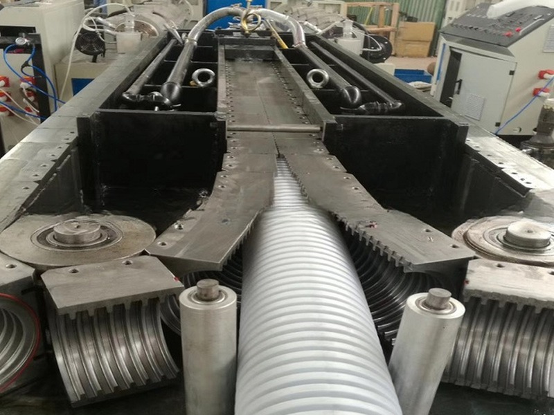 Quality Assured PVC Single Wall Corrugated Pipe Production Line