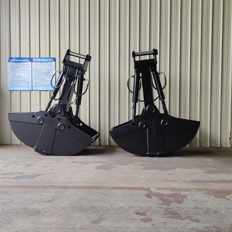 Hydraulic Clamshell Buckets For Excavators 1.3 CBM Loading Capacity 1100kg