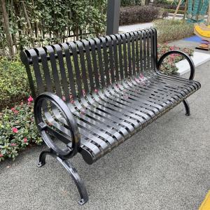 China Powder Coating Sunproof 150cm Cast Iron Garden Park Bench wholesale
