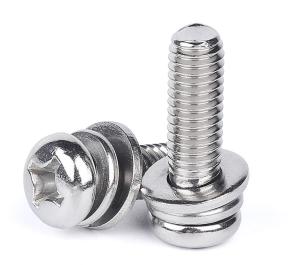 China Cross Recess Machine Screw Series Pan Head Screw with Washer wholesale