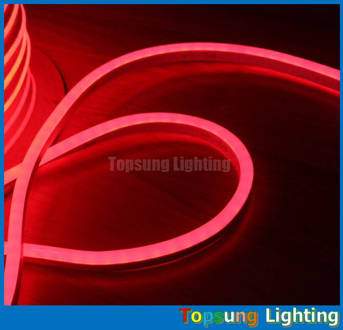50m spool 7x15mm mini led flexible neon strip light tube 2835 smd waterproof decoration ribbon