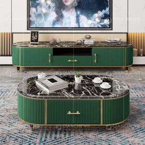 China Modern Artificial Marble Top TV Table Furniture For Dining Room wholesale