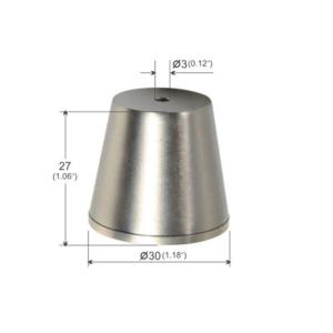 China Ceiling Attachment Cylindrical Trapezoidal Brass Plated Nickel YW86278 wholesale