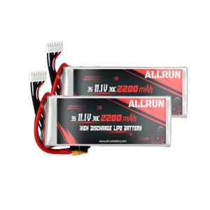 China 3S1P 30C High Discharge LiPo Battery 11.1V 2200mAh For RC Aircraft wholesale