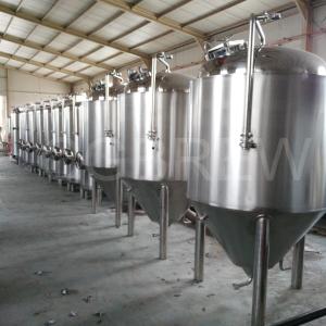 China 1000L craft beer brewery equipment with stainless steel conical fermenters wholesale
