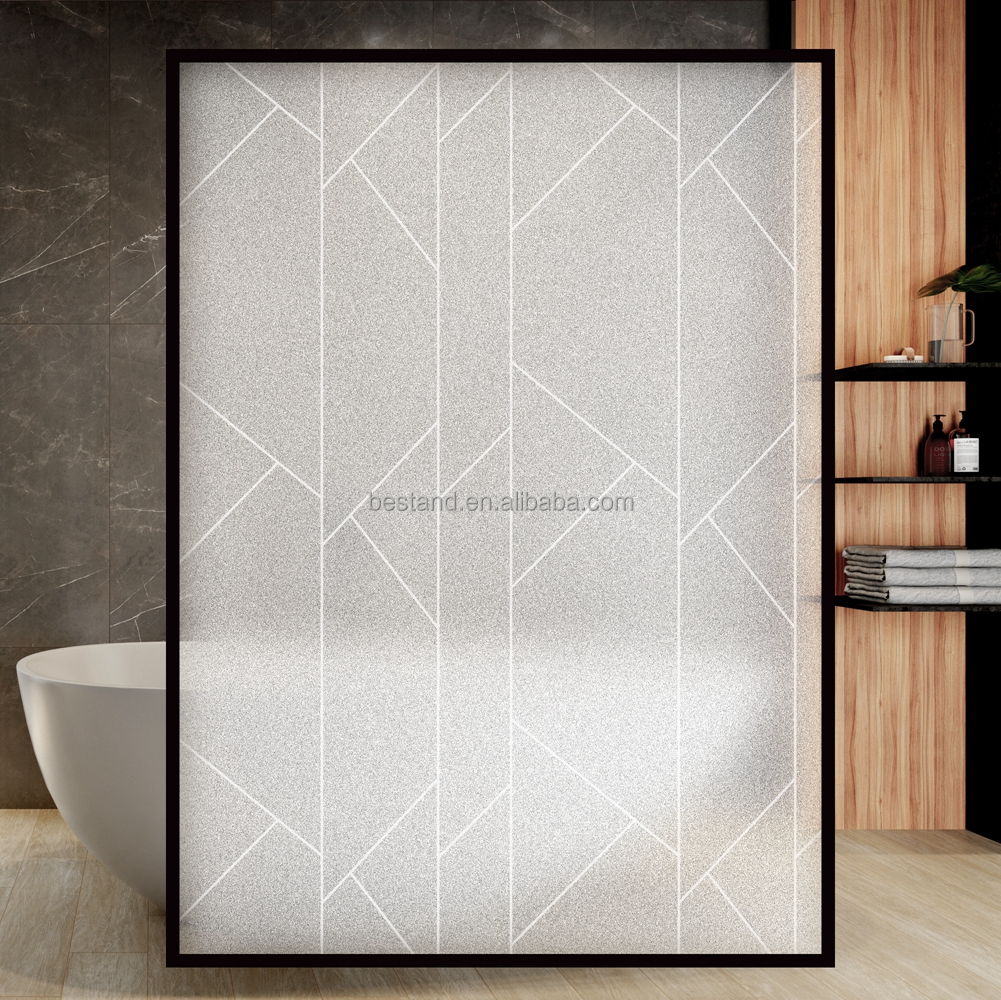 60cm Width Size Privacy-Enhancing Frosted Modern Design Solar Sticker for Home Window Tint Film
