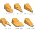 Excavator parts bucket tooth high strength stiff TEETH Removable Steel Tooth For