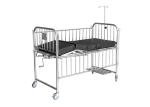 Stainless Steel Manual Children Hospital Bed Two Function Molibe