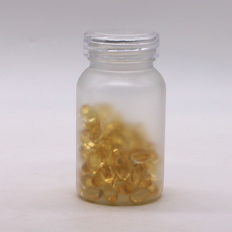 Pharmaceutical Grade 100cc PET Frosted Plastic Pill Bottle with Child Proof Screw Cap