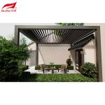 10" X 12" Motorized Aluminum Pergola Outdoor Patio Louvered Pergola