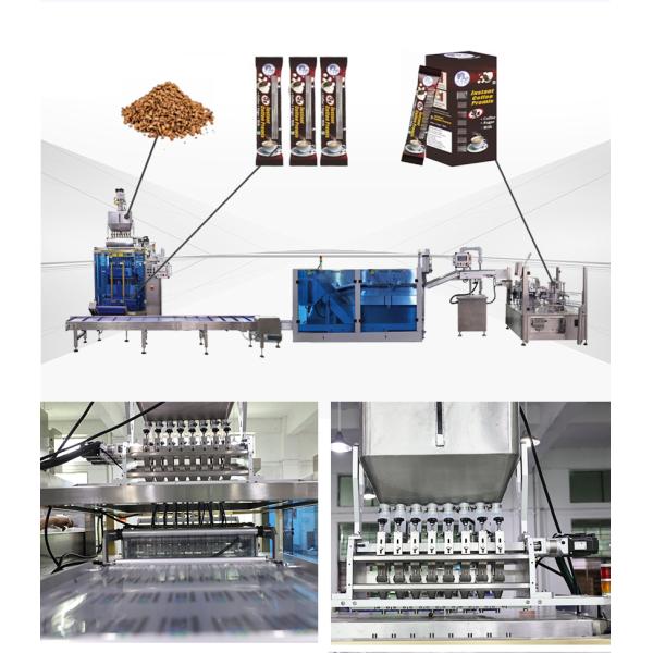 Multi Lane Automatic Granule Sachet Packing Machine for Coffee / Rice / Particle