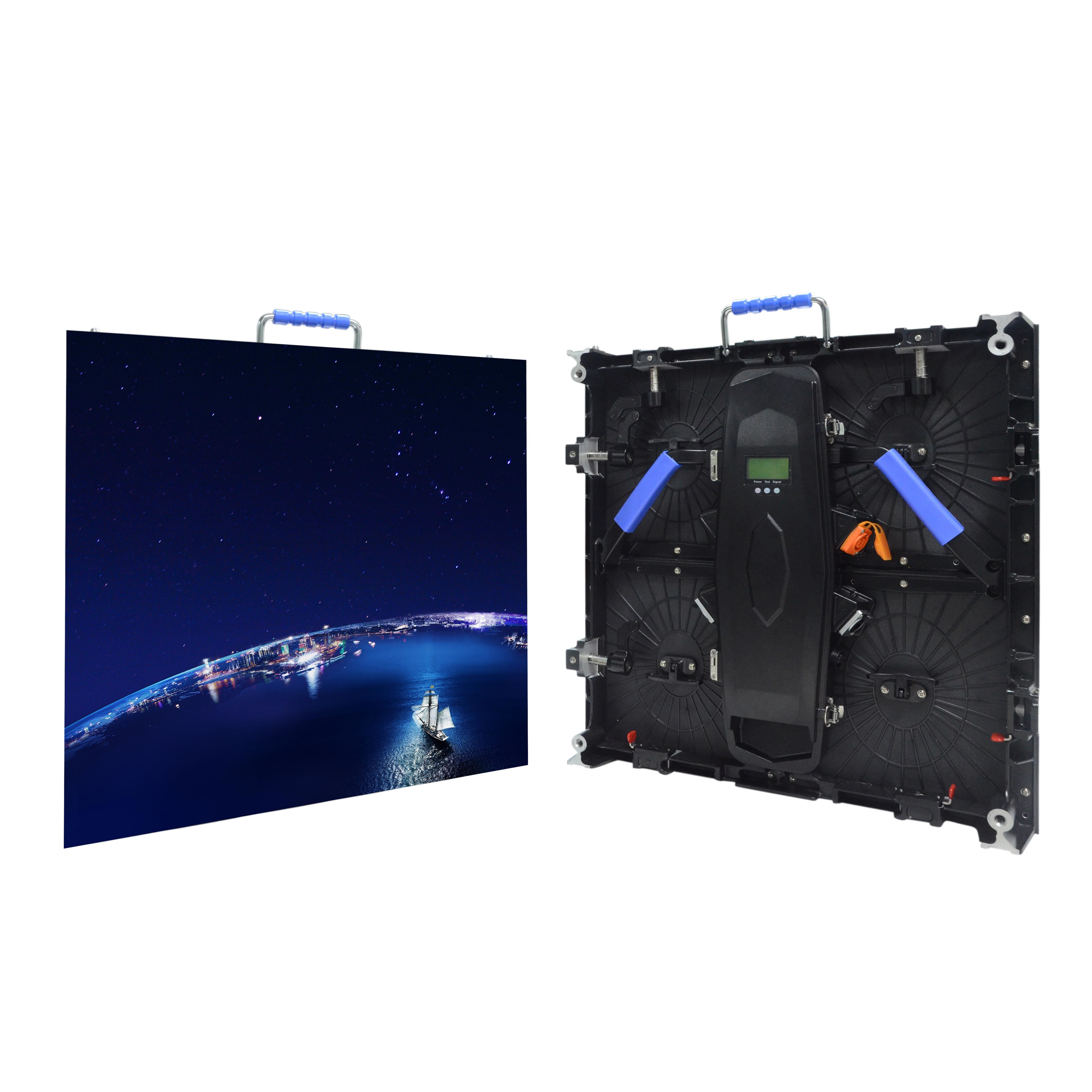 Pantalla Indoor LED Screen Hire 3.91mm Die Casting Aluminum Material