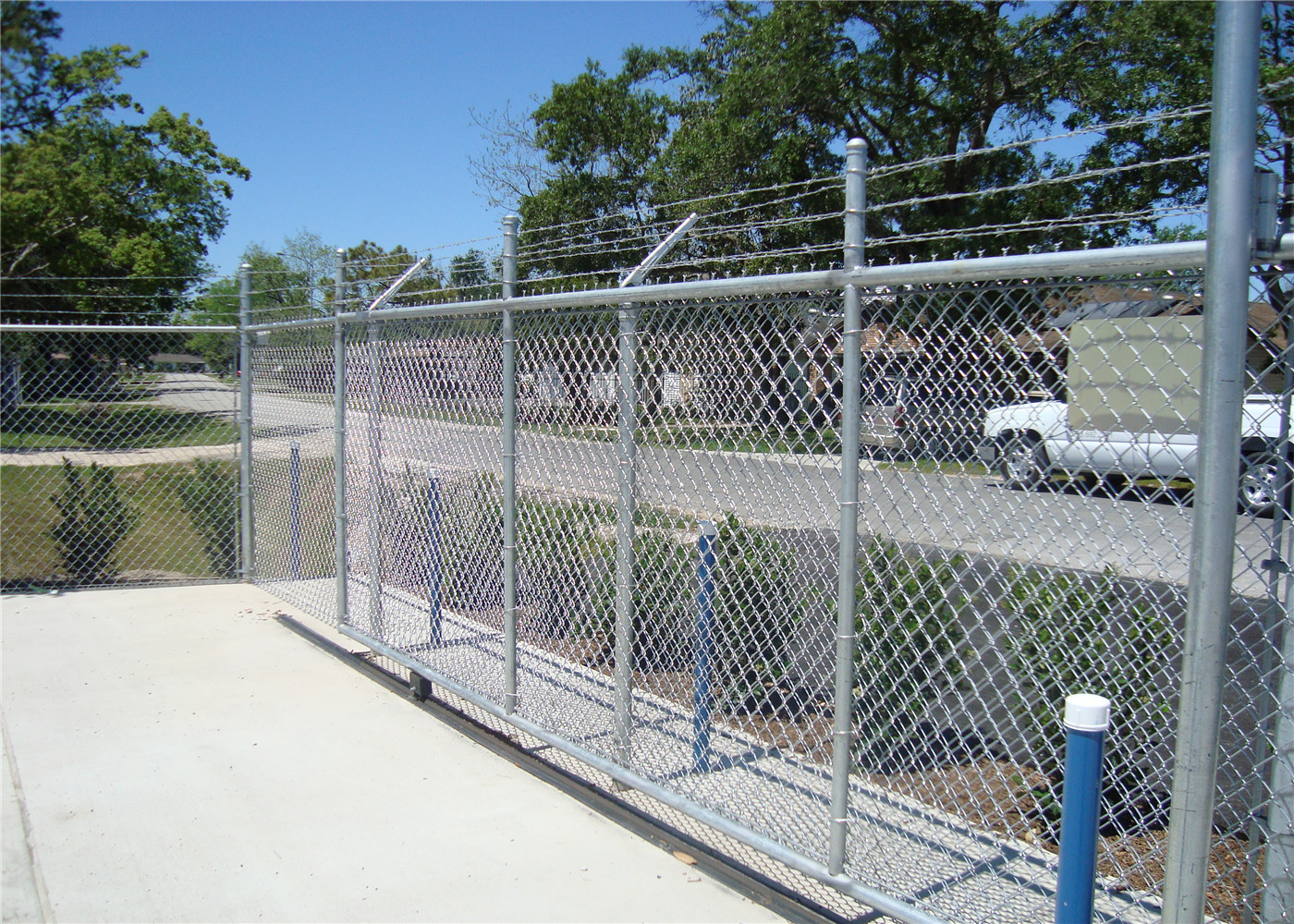 Green Black PVC Coated Galvanised Chain Link Fabric for Security Fence Boundary Railway Airport Prison Sport Tennis Cour