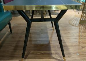 China 120*70*75cm Stainless Steel Dining Table wholesale