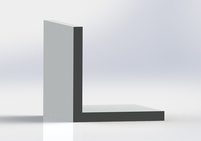 80 * 80 * 6.0mm Aluminum Angle Profile Extruded L Shaped Profile For Industrial
