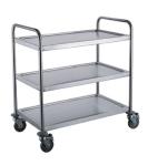 Disassembly-Assembly Type Round Tube Stainless Steel Trolley Welding-type Square
