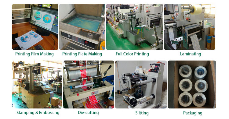 ROHS Certificate Cosmetic Package Blank Thermal Labels