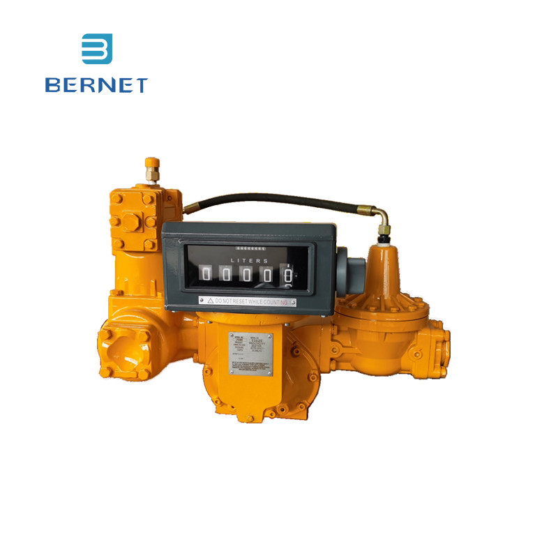 Bernet High Accuracy High Flow Rate 50-380L/Min LPG Flow meter for LPG Dispenser