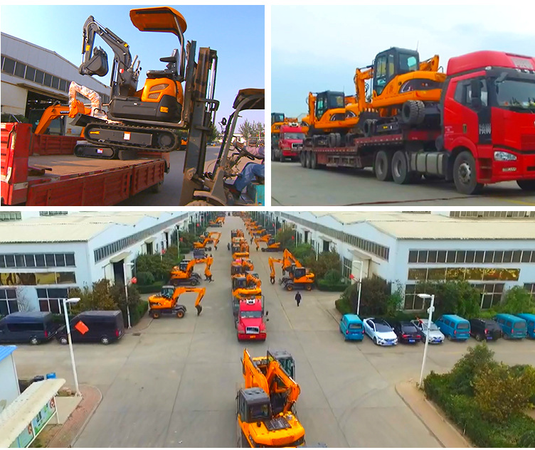 Small Hydraulic Crawler Mini Excavator with 2150mm Digging Depth and Spare Parts