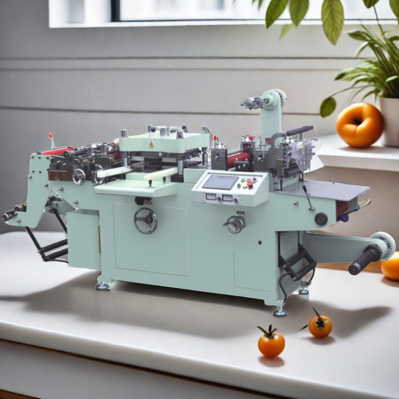 200 Times/Min Flatbed Labels Full Automatic Die Cutting Machine For Electronic Adhesive Industrials Sheet Collections