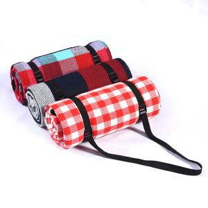 China Plaid Printed Ultralight Outdoor Aluminum Coating Picnic Mat wholesale