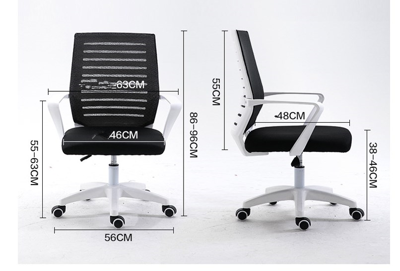 Modern Style Low Back Mesh Breathable Swivel Office Chair