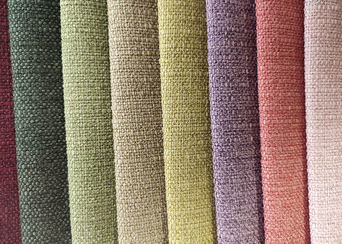 335gsm Linen Sofa Fabric Dress Shirt Knitted Pure Polyester