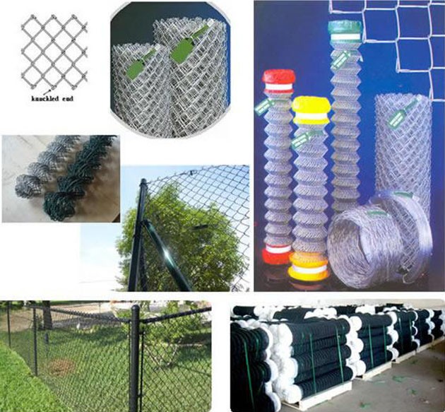Export wire mesh fence fast delivery time chain link mesh PVC coated chain link fence