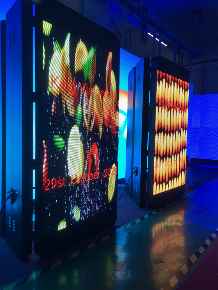 Outdoor Pole HD LED Display P5 P6 P8 P10 Full Color Jumbo Electronic Screen Advertising