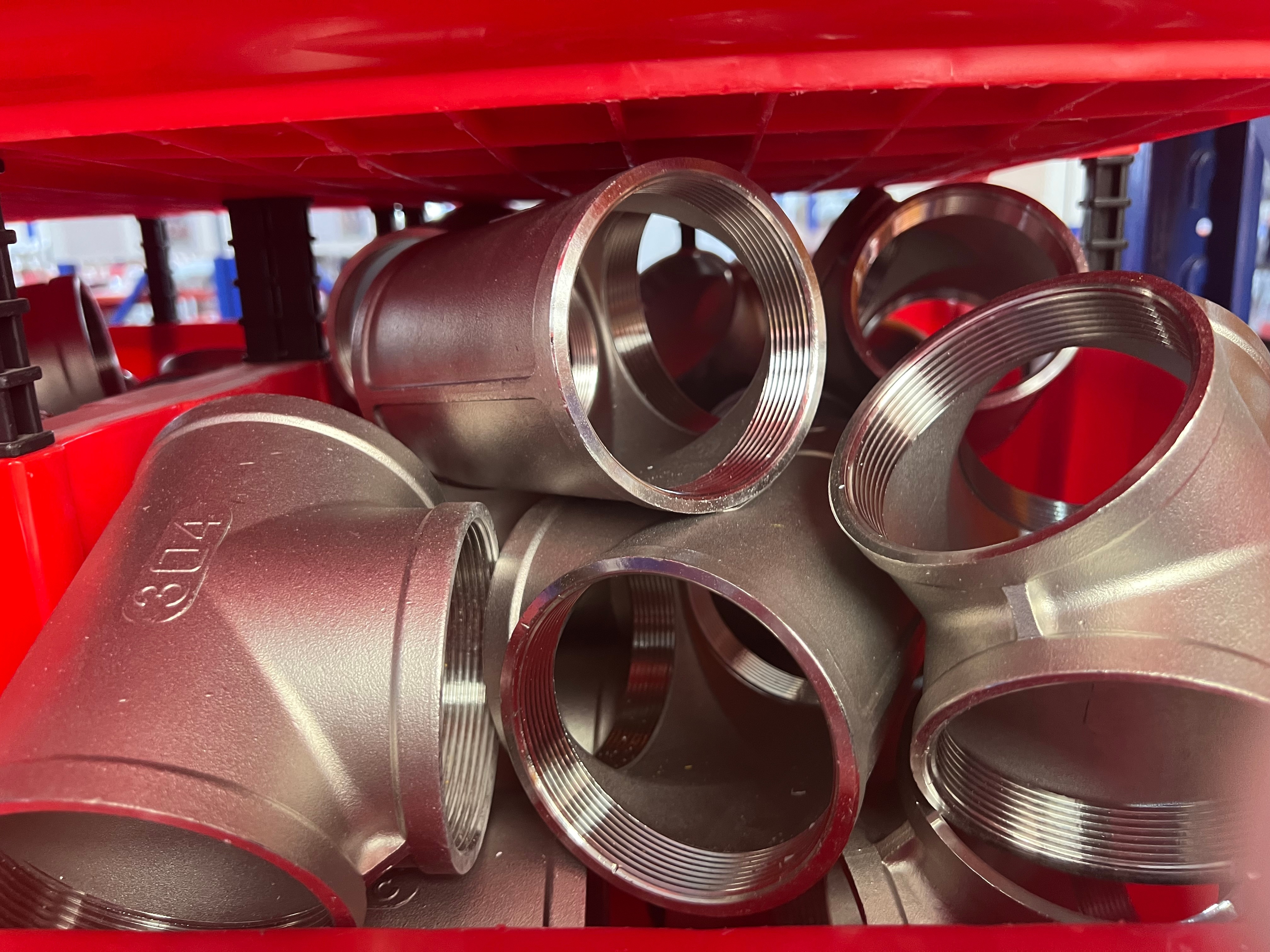 Stainless Steel Female Thread Equal Tee BSP NPT Fittings