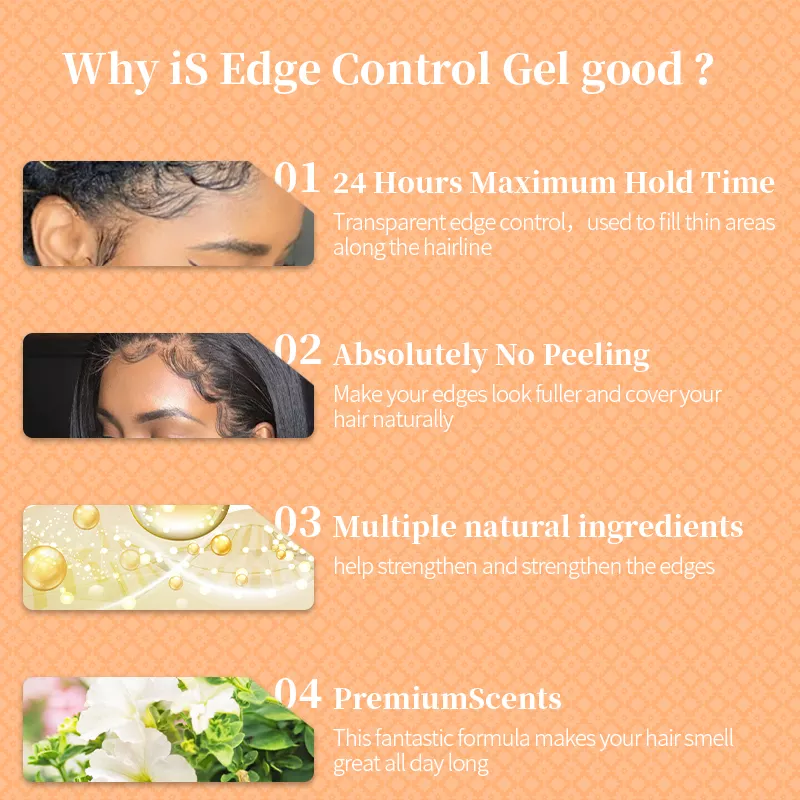 7oz Honey Extract Edge Control Shine Jam Conditioning Gel for 4C Hair Hypoallergenic