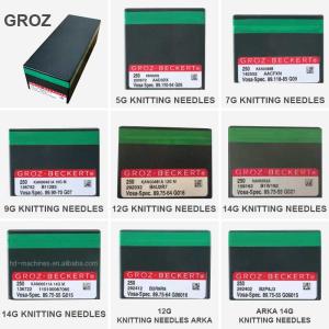 China Flat Knitting Machine Accessories , steel Groz Beckert Knitting Needle wholesale