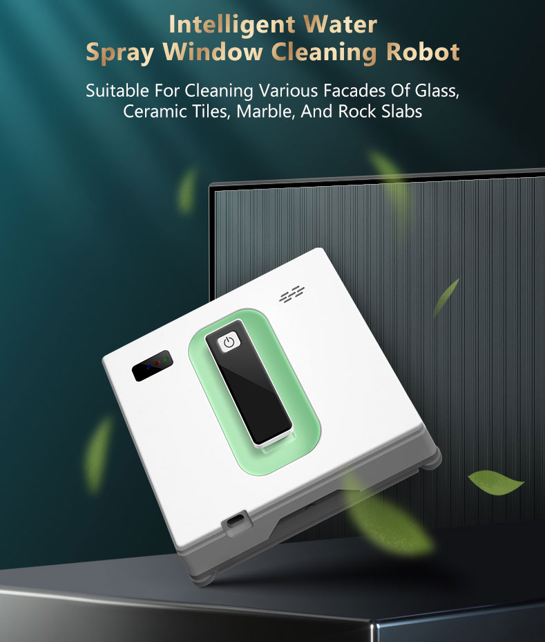 Custom Intelligent Window Cleaning Robot Vacuum Sweeper Machine with 3 mins/m2 Speed