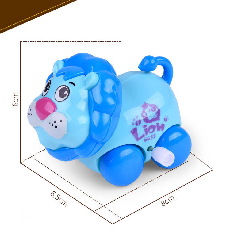 Unisex Wind Up Easter Puzzle Toys for Kids Cute Animals Toy Lion Flipping Walking Jumping Clockwork Bulk Birthday Gift Party Favors