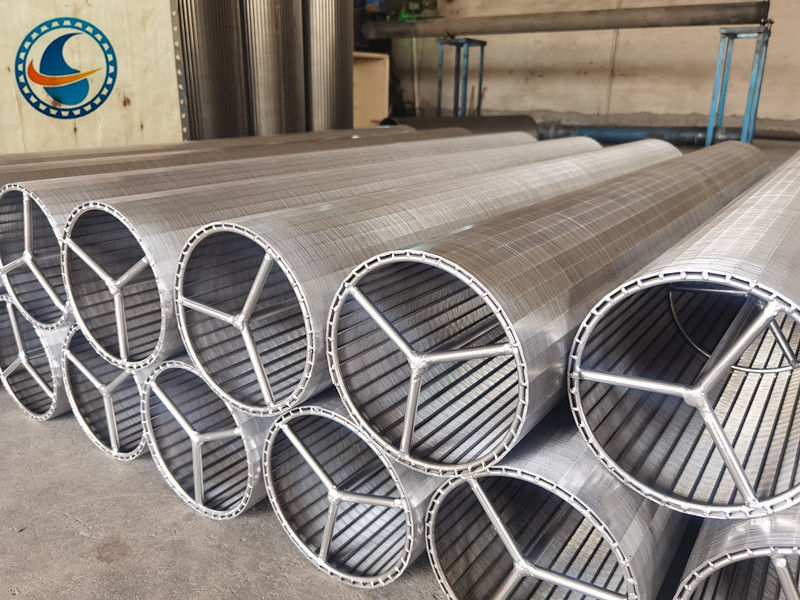 316l Stainless Steel Vee Wire Hydrogenation Wedge Wire Filter Screen
