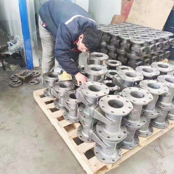 DN150 Resilient Seated Gate Valve Ductile Iron Hand Wheel Non Rising Valve