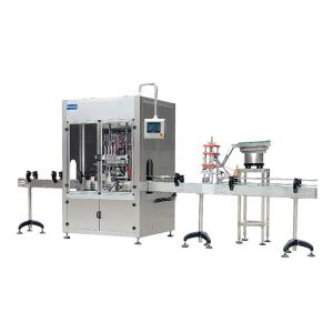 China SS316 Mayonnaise Rotary Hot Sauce Bottle Filler With Conveyor wholesale