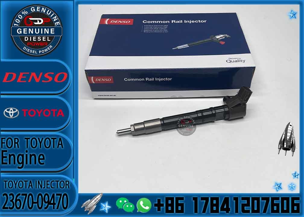 New Common Rail Fuel Injector 23670-0E060 23670-09470 23670-09460 23670-08020 295700-0550 23670-0E070 for Denso 1GD-FTV