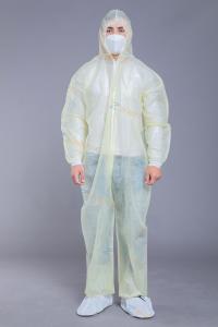 China Breathable 37GSM Disposable PPE Coveralls With Hood wholesale