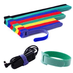 China 500mm Nylon Straight Hook And Loop Cable Ties T Shaped 20mm wholesale