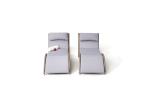 Patio Garden Wicker Beach Aluminum Outdoor Sunbed