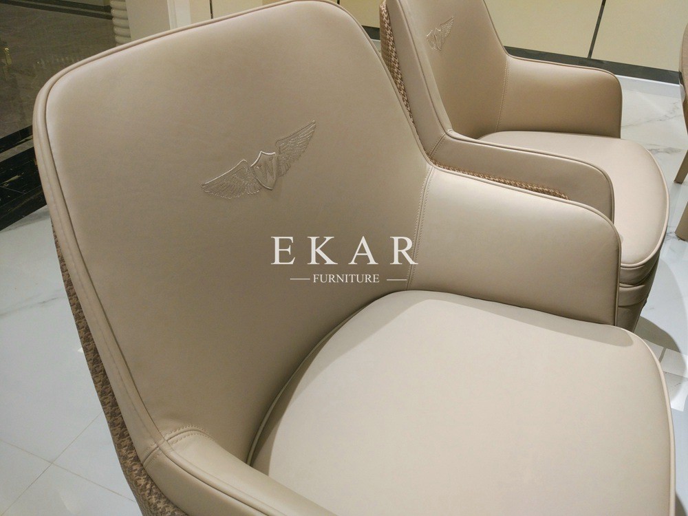 Modern Deluxe Chair Elegant Luxury Leather Dining Chair W001D5A