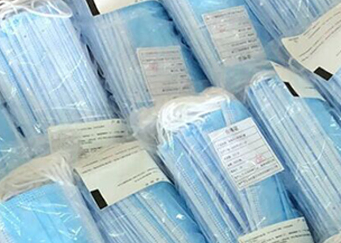 Ear Loop Non Woven Face Mask Surgical Dust Mask With CE FAD Certification