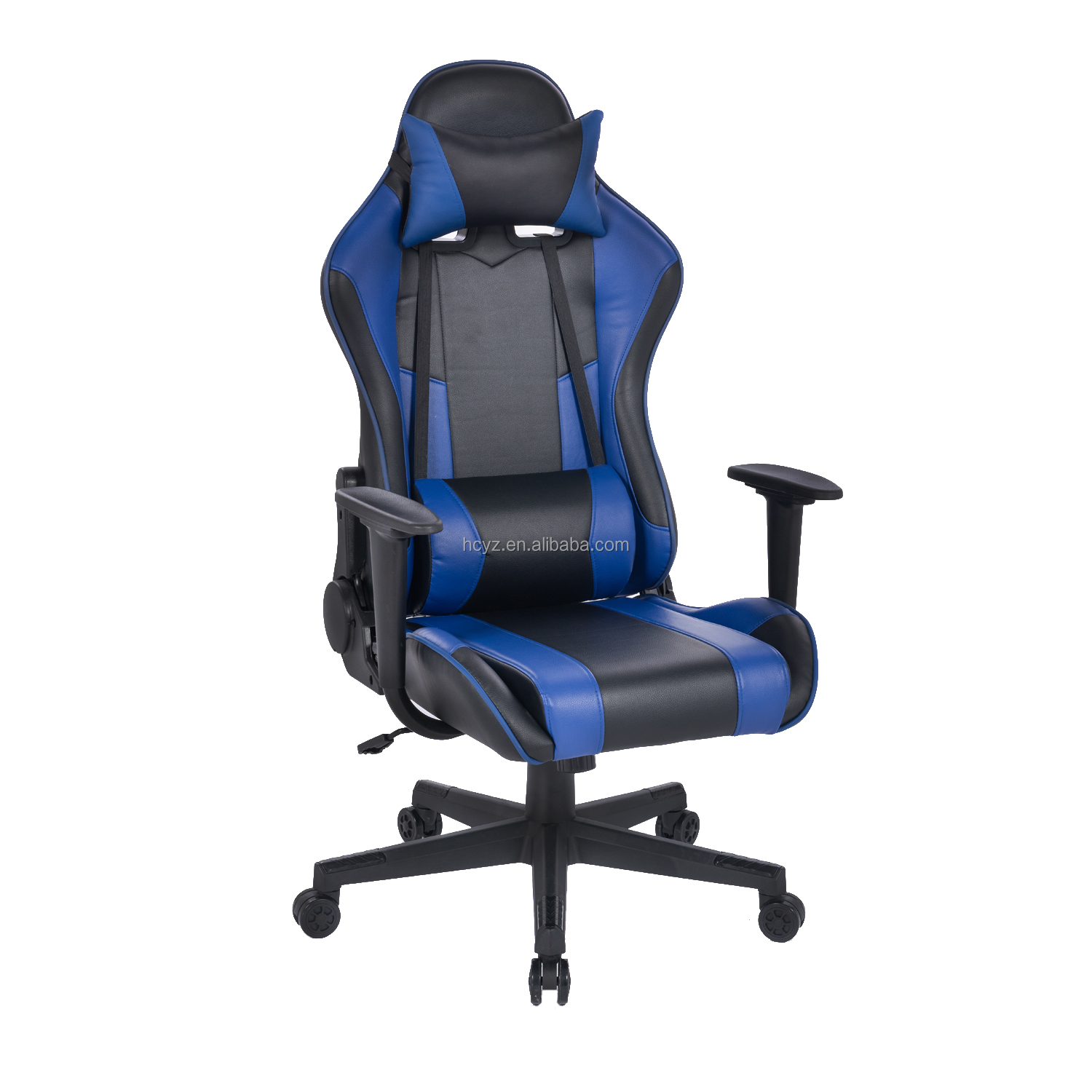 Direct E-Sports Worker PVC Leather Racing Gamer Gaming Chair with Adjustable Height