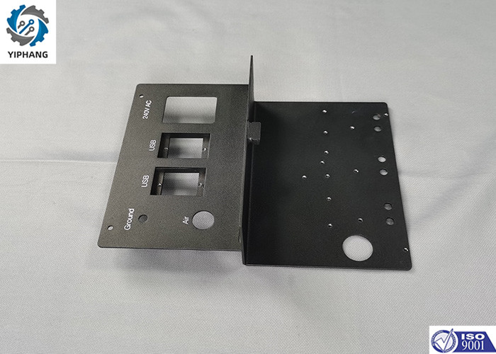 SPCC Port Plate Brackets Custom Sheet Metal Parts Sheet Metal Punching Services 1.5mm