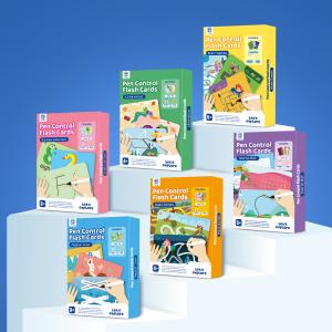 China EN71 English Wipe Clean Activity Flash Cards For Toddlers wholesale