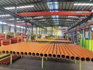 China ST52 Seamless DN125 5.5 Inch Concrete Delivery Pipe Wear Resistant wholesale