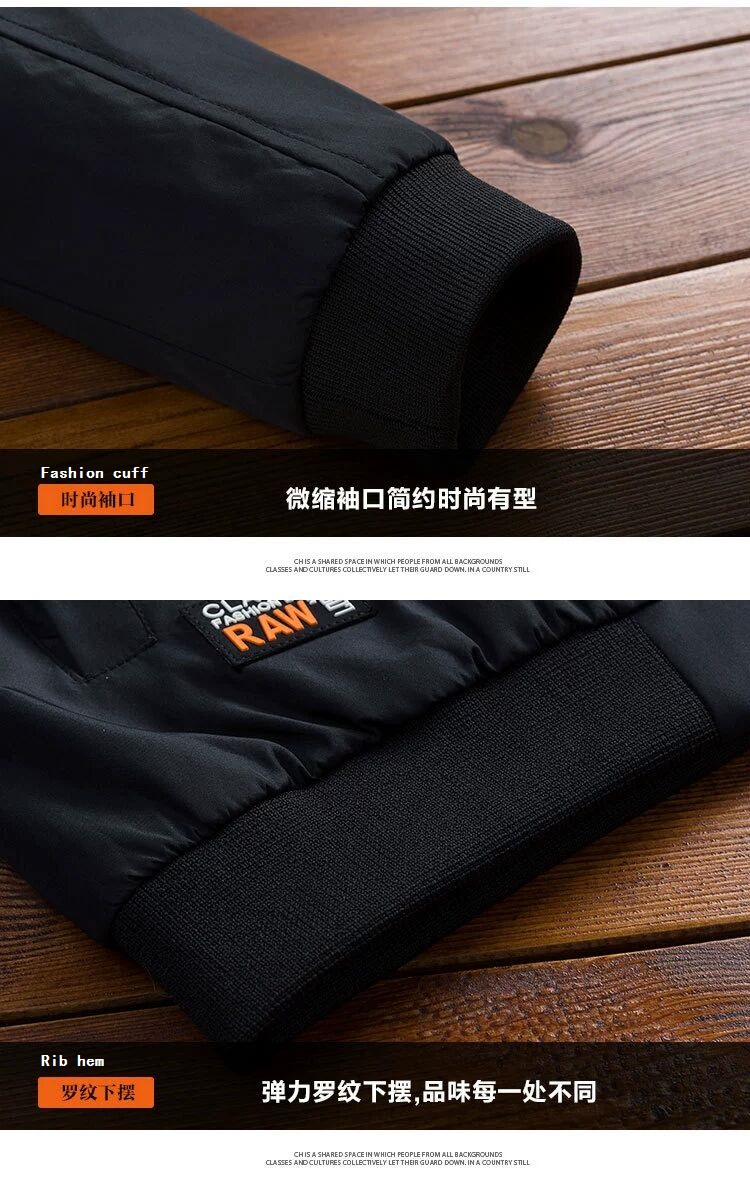 wholesale custom design High quality Mens jacket coat ultra-thin Leica clothes Casual Coat Slim Fit Jacket bomber jacket men