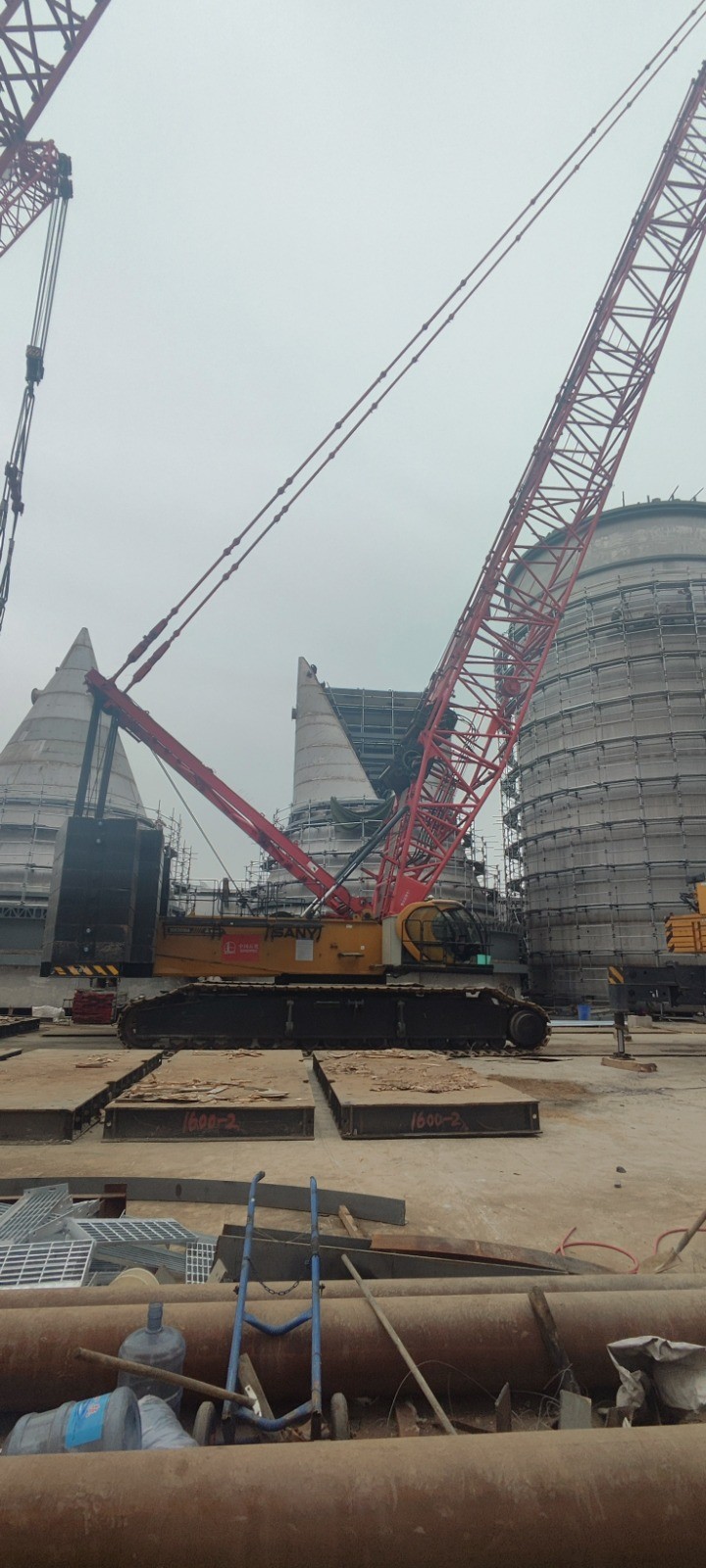 2019 Model Used Crawler Cranes 350 Ton Crawler Crane SANY SCC3500A With Superlift