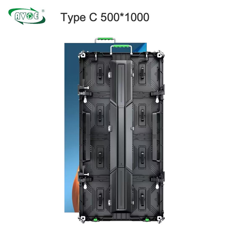 P2.976 Indoor Rental LED Display Screen 4K 3840Hz 500x500mm/500x1000mm cabinet corner protectors